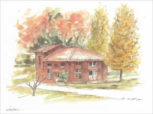 スケッチで描く常陸太田 ～沼田久雪 ポストカード原画展～